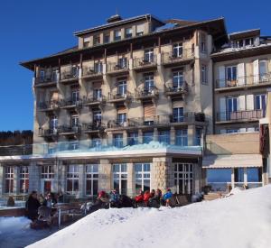 
Grand Hôtel des Rasses im Winter
