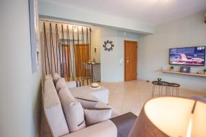 TV a/nebo společenská místnost v ubytování Joy cozy apartment