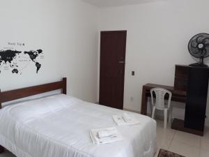 Postel nebo postele na pokoji v ubytování Itaúna Hostel