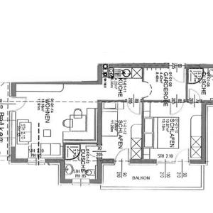 Plan piętra w obiekcie Landhaus Martinus