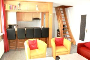 Зона вітальні в 2 bedrooms appartement with garden and wifi at Westerland Sylt 1 km away from the beach