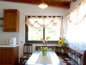 A kitchen or kitchenette at Spacious Apartment in Zafferana Etnea 65 m² with Private Garden