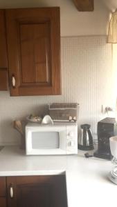 A kitchen or kitchenette at Spacious Apartment in Zafferana Etnea 65 m² with Private Garden