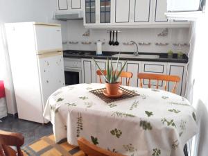 Dapur atau dapur kecil di Charming Studio in Playa San Marcos 45 sqm with Sea View