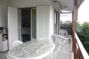 Μπαλκόνι ή βεράντα στο Maison charmante à Saint Paul avec vue sur la mer +6 φωτογραφίες