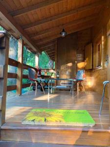 Galeriebild der Unterkunft 2 bedrooms chalet with sauna enclosed garden and wifi at Castell'Arquato in CastellʼArquato