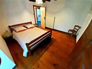מיטה או מיטות בחדר ב-Maison de 3 chambres avec jardin clos a Cubelles