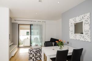 Posezení v ubytování Apartment Atlant