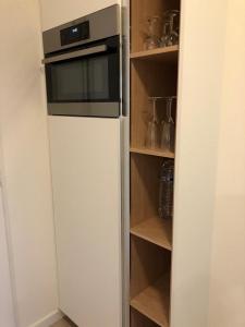 Η κουζίνα ή μικρή κουζίνα στο Fou d'eau 5e verdieping étage