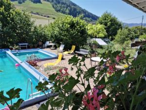Bazén v ubytování Ferienwohnung Vogelsang im Schwarzwald nebo v jeho okolí