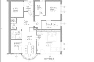 Plan piętra w obiekcie Landhaus Martinus