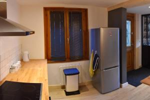 Kuchyň nebo kuchyňský kout v ubytování Mountain View Apartment in Morzine