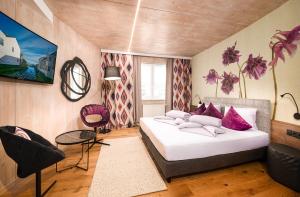 Postel nebo postele na pokoji v ubytování Hotel die Hindenburg
