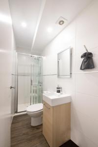 Koupelna v ubytování San Juan Guesthouse
