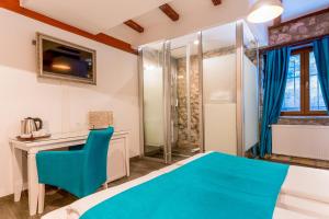 Een bed of bedden in een kamer bij Hotel-Restaurant Kriva Ćuprija