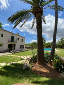 Zahrada ubytování Son Jordi nou, beautiful villa near Alaro big swimming pool, BBQ mountain views 12people