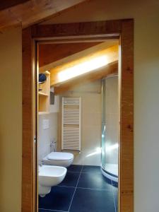 Koupelna v ubytování Hotel Aigle