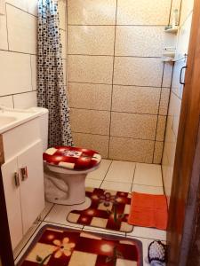 Koupelna v ubytování Casa da Vó Adelina