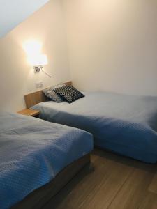 En eller flere senge i et værelse på Apartament Diuna