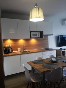 Kuchnia lub aneks kuchenny w obiekcie Apartament Diuna