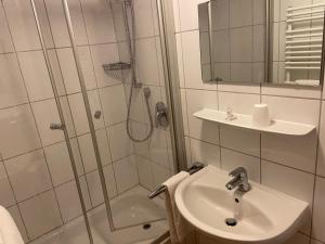 Koupelna v ubytování Gasthaus Hotel Kranz