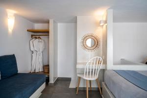 Ein Bett oder Betten in einem Zimmer der Unterkunft Galatia Villas