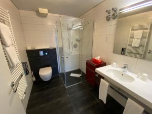 Koupelna v ubytování Gasthaus Hotel Kranz