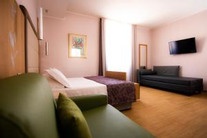 Uma área de estar em Hotel Giolli Nazionale