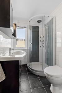Phòng tắm tại Lofoten Villa