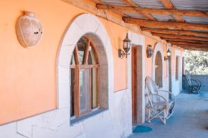 Balkón nebo terasa v ubytování Cabañas Margarito