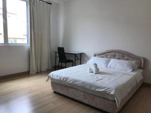Postel nebo postele na pokoji v ubytování Island Hostel Bayan Lepas Airport