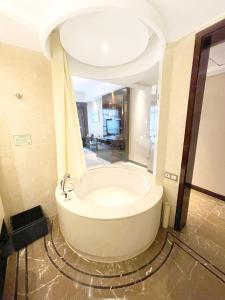 Koupelna v ubytování Lv Shou Hotel