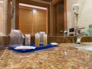 Koupelna v ubytování Hotel Montera Plaza