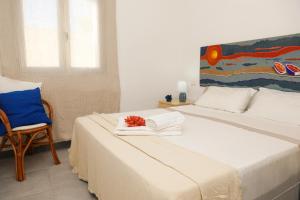 Katil atau katil-katil dalam bilik di Casa Ancora - Le chiavi degli Iblei
