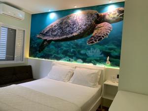 Postel nebo postele na pokoji v ubytování Suite Turtle