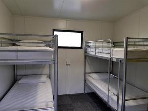 A bunk bed or bunk beds in a room at Huon Flash Packers