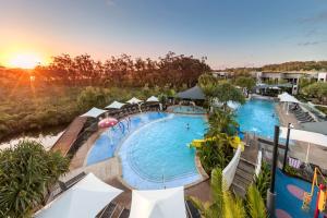 an overhead view of a pool at a resort at RACV Noosa Resort in Noosa Heads +71 photos