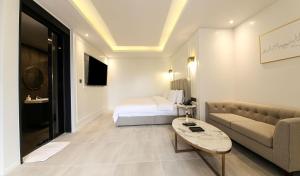 Posezení v ubytování H moment Hotel songjeong