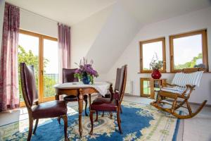 Posezení v ubytování Ferienwohnung Meeresblick