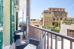 Balkón nebo terasa v ubytování Nonna Adelina Apartments & rooms