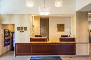 Preddverje oz. recepcija v nastanitvi Comfort Inn & Suites Plainville-Foxboro