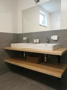 Kúpeľňa v ubytovaní Apartman Hechlstein v Tauplitz