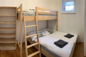 Posteľ alebo postele v izbe v ubytovaní Apartman Hechlstein v Tauplitz