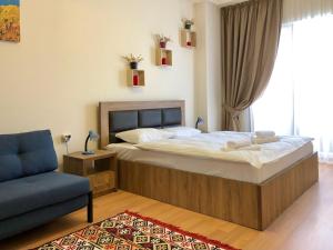 Voodi või voodid majutusasutuse GVC 2-room 116-2 New Gudauri toas +63 fotot