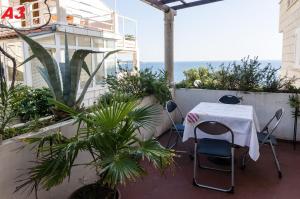 Balkón nebo terasa v ubytování Apartments Mare