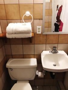 Koupelna v ubytování Hotel Posada Señor Mañana