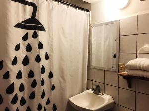 Koupelna v ubytování Hotel Posada Señor Mañana