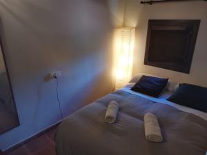 Katil atau katil-katil dalam bilik di Posada de Cabra