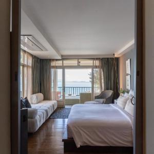 Postel nebo postele na pokoji v ubytování B House Samui