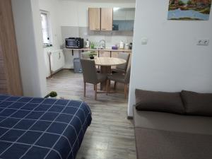 Kuchyň nebo kuchyňský kout v ubytování Apartman Borna